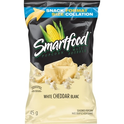 Smartfood Popcorn, White Cheddar (Case) 36x45.0 g, $2.47/100g