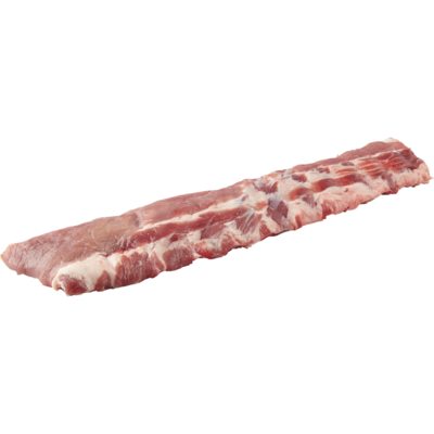 null Lethbridge Pork Back Rib, Service Case $24.23/1kg $10.99/1lb
