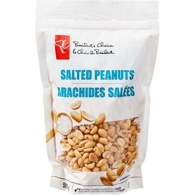 President's Choice Salted Peanuts 500 g, $1.10/100g