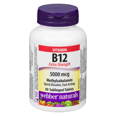 Webber Naturals Vitamin B12 60 ea, $0.30/1ea