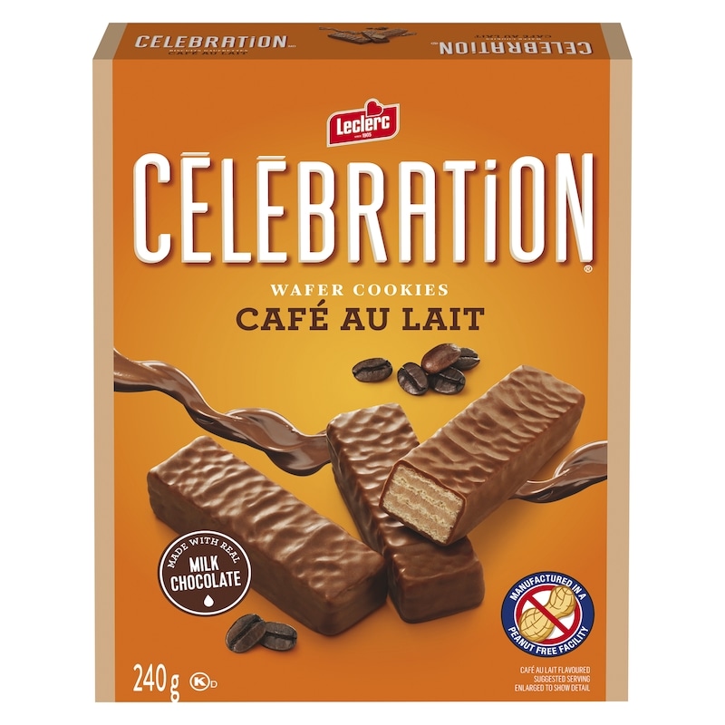 Celebration Coffee Wafer Cookies