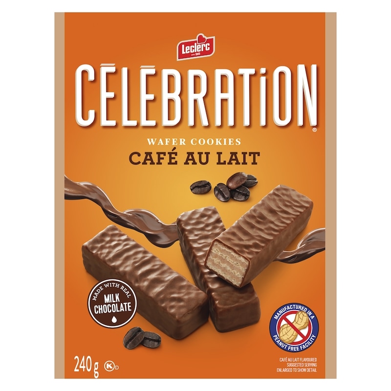 Celebration Coffee Wafer Cookies