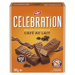 Leclerc Gaufrettes au café 240 g, 1,25 $/100g