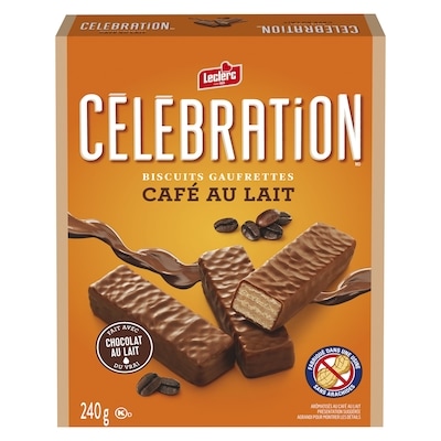 Leclerc Gaufrettes au café 240 g, 2,08 $/100g