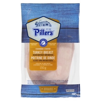 Pillers Turkey Breast Cooked 150 g, $3.33/100g