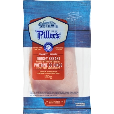 Piller’s Poitrine de dinde fumée 150 g, 4,00 $/100g