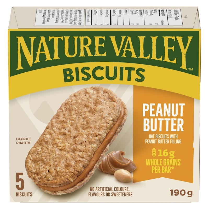 Biscuits, Peanut Butter, Breakfast Snacks, 5 ct