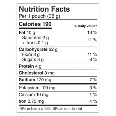 Val Nature Galettes, Beurre D’arachide, Collation pour le Petit-Déjeuner, 1 Portion par Sachet 5 Gallettes