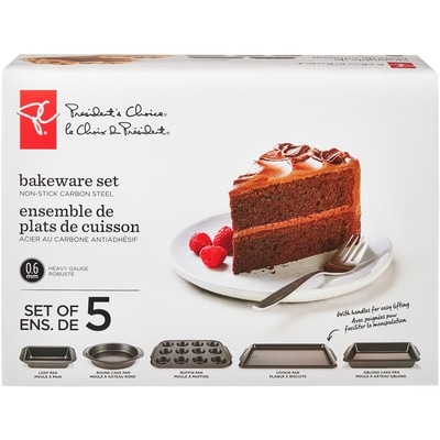 President's Choice President's Choice Non-Stick Bakeware Set, Heavy Guage Carbon Steel Construction 1 ea, $17.94/1ea