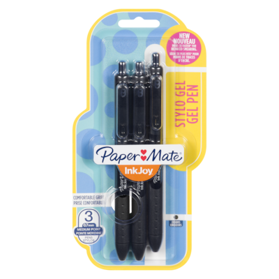 Papermate Inkjoy Medium Point Black Gel Pens 1 ea, $8.50/1ea