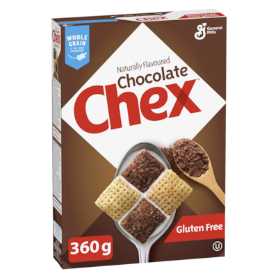 General Mills Chex Chocolate Cereal  360 g, $1.66/100g