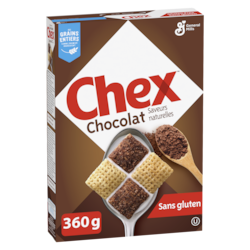 General Mills Chex Chocolat Céréales  360 g, 1,53 $/100g