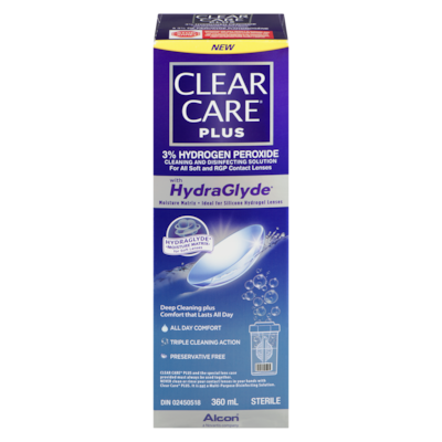 Clear Care Contact Lens Solution 360 ml, $4.72/100ml