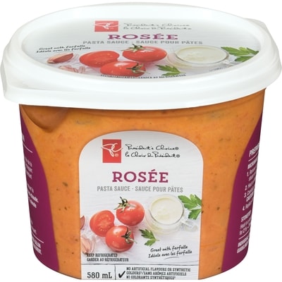 le Choix du Président Sauce Pour Pâtes Rosée 580 ml, 1,43 $/100ml