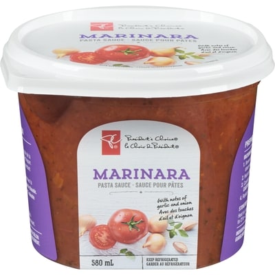 President's Choice Marinara Pasta Sauce 580 ml, $1.46/100ml
