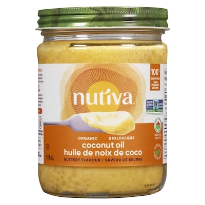 Organic Coconut Oil With Non-Dairy Butter Flavour