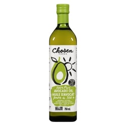Chosen Foods Huile d’avocat 750 ml, 2,13 $/100ml