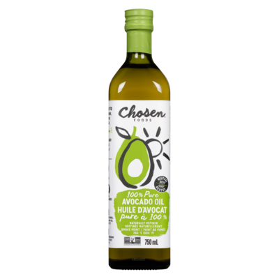 Chosen Foods Huile d’avocat 750 ml, 2,40 $/100ml