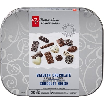 President's Choice Belgian Chocolate Biscuit Collection 500 g, $2.80/100g