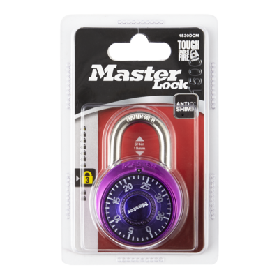 Masterlock Cadenas à combinaison X-treme de 48mm de largeur à cadran en aluminium 1 ea, 10,00 $/1ch