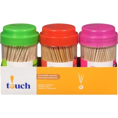 Touch Toothpicks 3 ea, $2.33/1ea