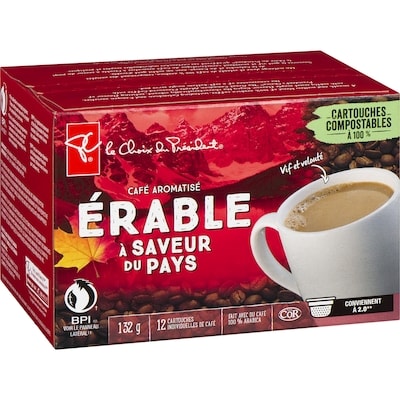 Cartouches individuelles de café K-Cup aromatisé au sirop d’érable À saveur du pays