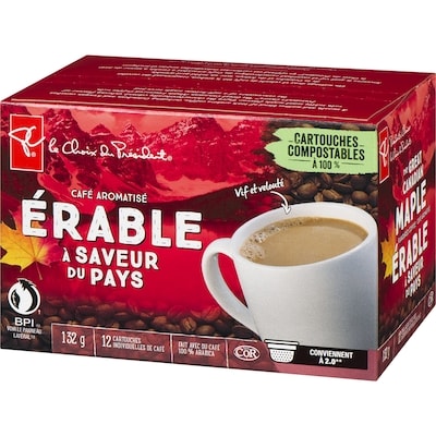 Cartouches individuelles de café K-Cup aromatisé au sirop d’érable À saveur du pays