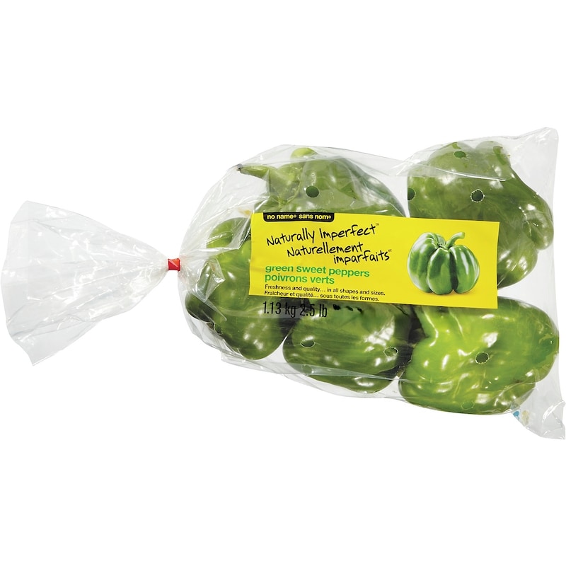 Naturally Imperfect Green Peppers 2.5lb Bag