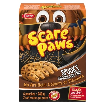 Dare Bear Paws Scare Paws Cookies 240 g, $2.08/100g