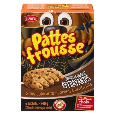 Dare Biscuits Pattes d’ours Pattes Frousse 240 g, 2,08 $/100g