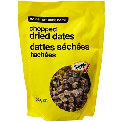 No Name Chopped Dried Dates 300 g, $1.00/100g