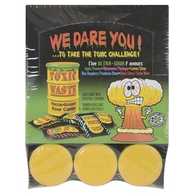 Toxic Waste Bonbon Sour Drums 12x48.0 g, 2,95 $/100g