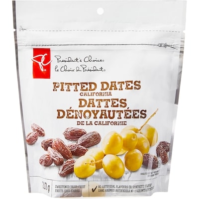 President's Choice Pitted California Dates 200 g, $1.90/100g