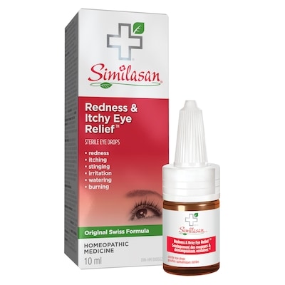 Similasan Redness & Itchy Eye Relief 10 ml, $174.90/100ml