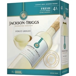Jackson Triggs Jackson Triggs Pinot Grigio (Pièce d’identité requise au moment du ramassage) 4000 ml, 1,25 $/100ml