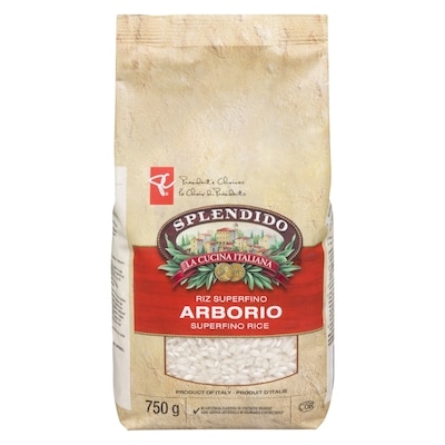 President's Choice Arborio Superfino Rice 750 g, $0.87/100g