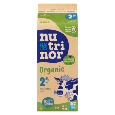 Nutrinor Organic Nordic Milk, 2% 2 l, $0.39/100ml
