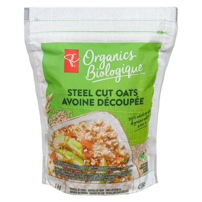 PC Biologique Avoine Découpée 1 kg, 0,50 $/100g