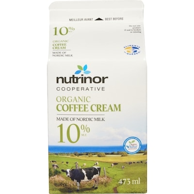 Nutrinor Nordique Organic Cream, 10 % MF 473 ml, $0.74/100ml