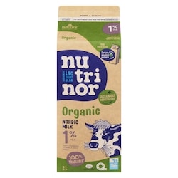 Nutrinor Organic Nordic Milk, 1% 2 l, $0.39/100ml
