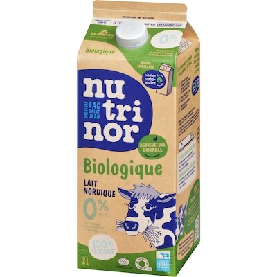 Lait nordique partiellement écrémé