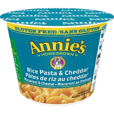 Annie's Macaroni et fromage Pâtes de riz et cheddar  57 g, 4,37 $/100g