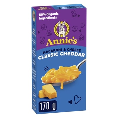 Annie's Macaroni & Cheese Classic Cheddar 170 g, $1.03/100g