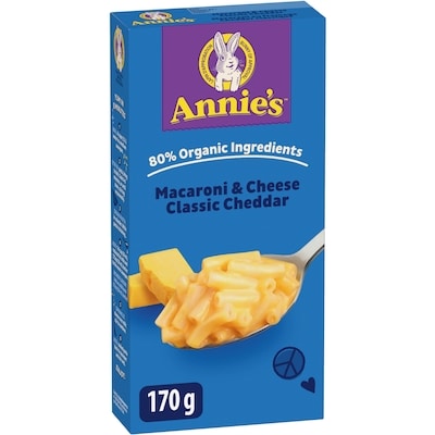 Annie's Macaroni & Cheese Classic Cheddar 170 g, $1.76/100g
