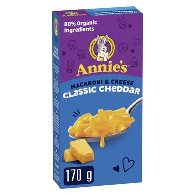 Annie's Macaroni & Cheese Classic Cheddar 170 g, $1.09/100g