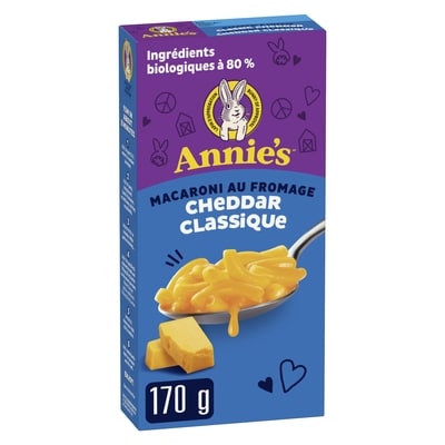 Annie's Macaroni Au Fromage Cheddar Classique 170 g, 1,03 $/100g