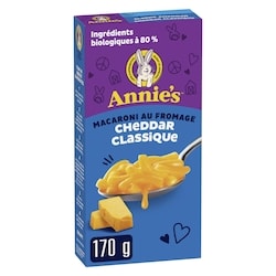 Annie's Macaroni Au Fromage Cheddar Classique 170 g, 1,64 $/100g