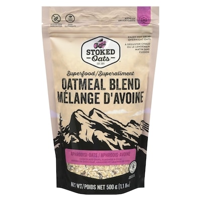 Stoked Oats Oatmeal Blend With Flax & Chia Aphrodisi-Oats 500 g, $2.10/100g