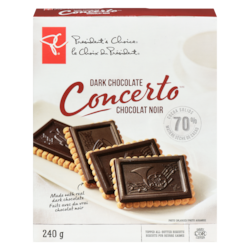 Dark Chocolate Concerto Biscuits