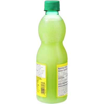 Jus de lime fait de concentré